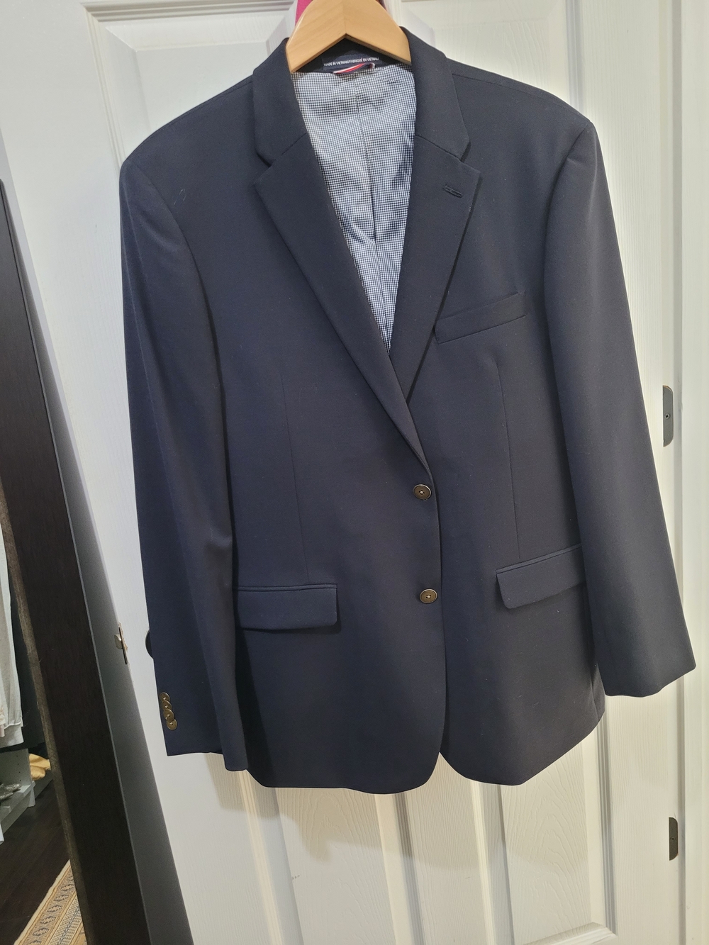 Tommy Hilfiger Navy Two-Button Sport Coat